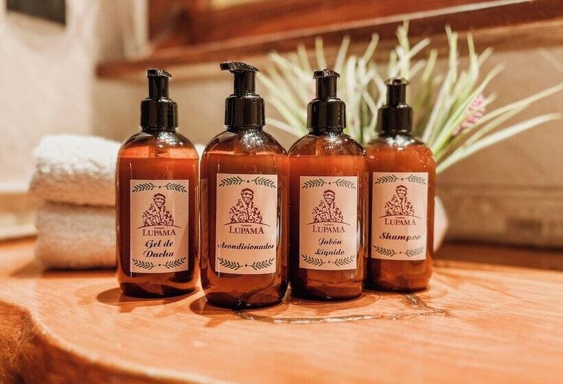 带花园景观的标准三人间, Hostería Lupama