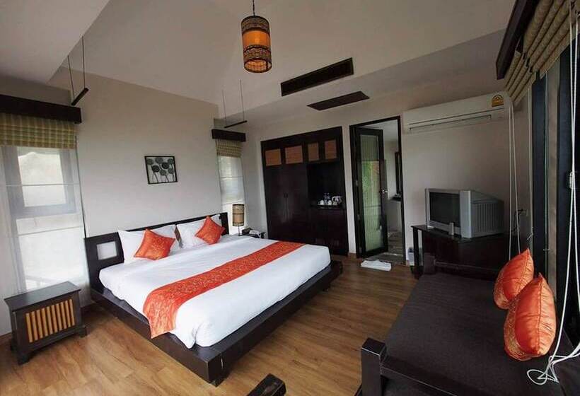 غرفة ديلوكس مطلّة علي الحديقة, Merit Resort Samui