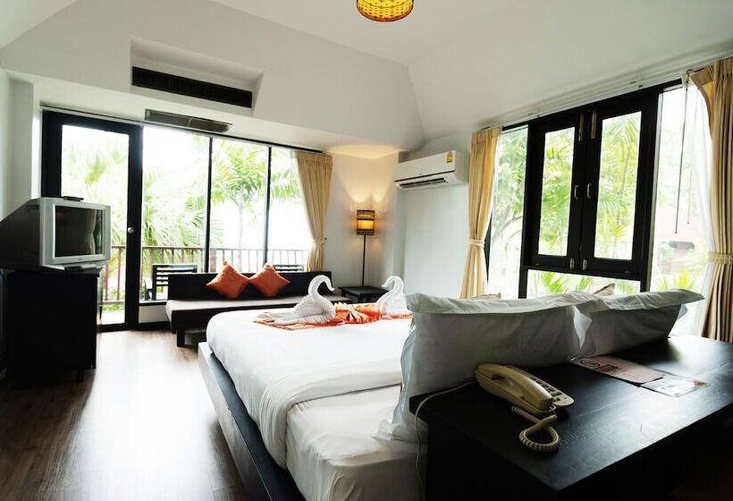 غرفة ديلوكس مطلّة علي الحديقة, Merit Resort Samui