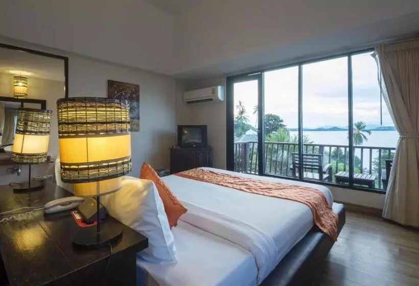 اتاق لوکس با چشمانداز دریا, Merit Resort Samui
