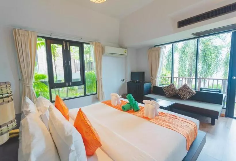 اتاق لوکس با چشمانداز باغ, Merit Resort Samui