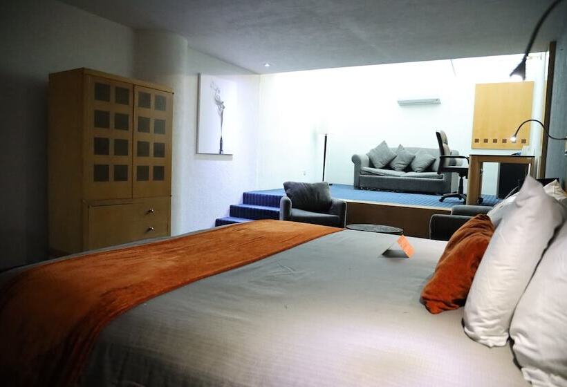 带大床的豪华间, Real Inn Nuevo Laredo