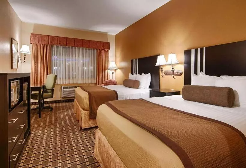 身障者適用クイーンサイズベッドルーム, Days Inn & Suites By Wyndham Sam Houston Tollway