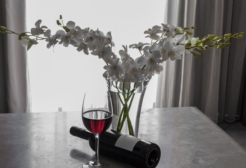 침실 1개 아파트 측면 바다 전망, Blue Dome