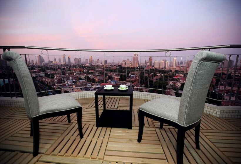 דירת חדר דלוקס, Somerset Olympic Tower Tianjin