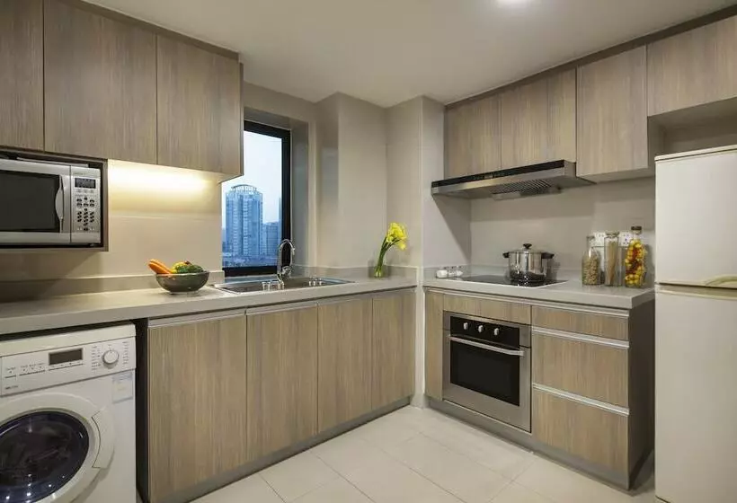 Deluxe-huoneisto 1 Makuuhuone, Somerset Olympic Tower Tianjin