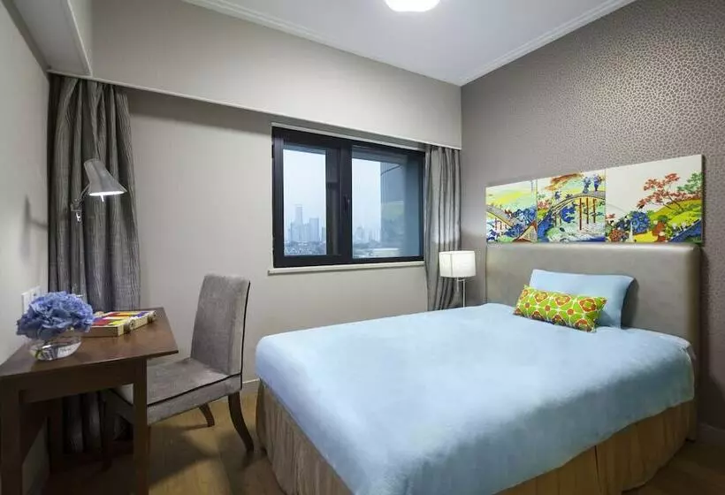 Deluxe-huoneisto 2 Makuuhuonetta, Somerset Olympic Tower Tianjin