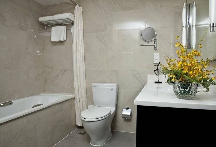 דירת דלוקס 2 חדרי שינה, Somerset Olympic Tower Tianjin