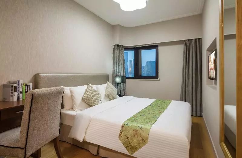 Deluxe-huoneisto 2 Makuuhuonetta, Somerset Olympic Tower Tianjin