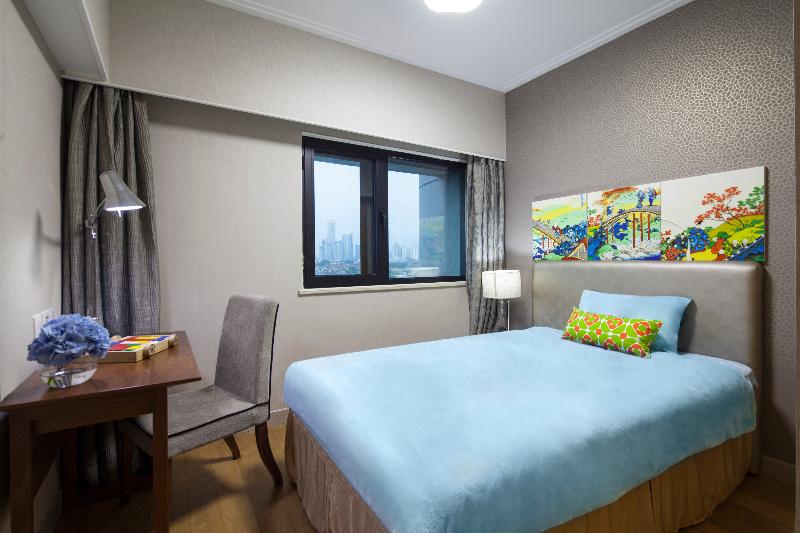 Apartament Deluxe 2 Sypialnie, Somerset Olympic Tower Tianjin