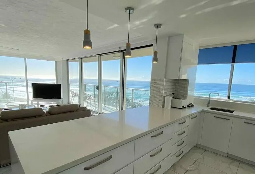 آپارتمان 2 خوابه با چشم‌انداز دریا, Hi Surf Beachfront Resort Apartments