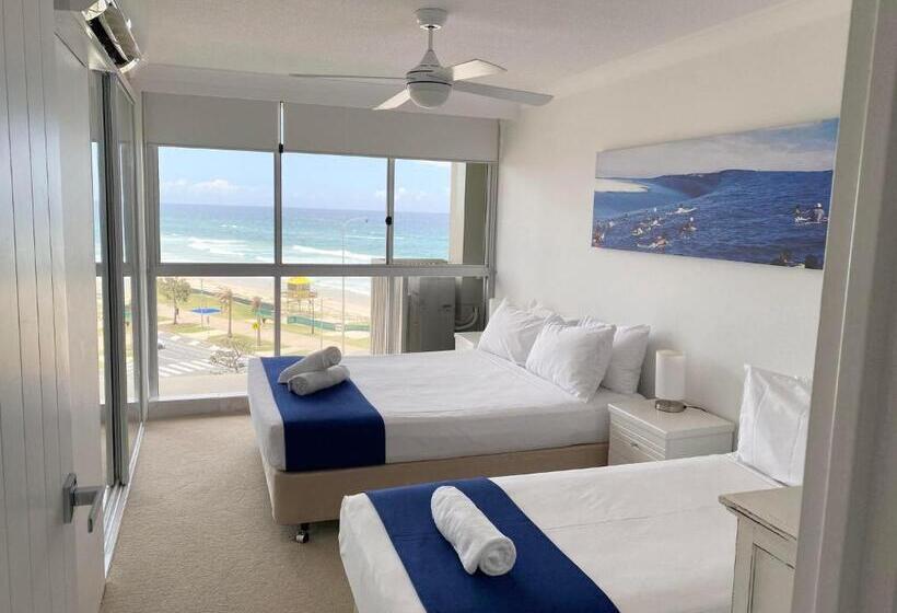 Апартаменты 2 Спальни Вид на Море, Hi Surf Beachfront Resort Apartments