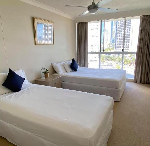 Апартаменты 2 Спальни Вид на Море, Hi Surf Beachfront Resort Apartments