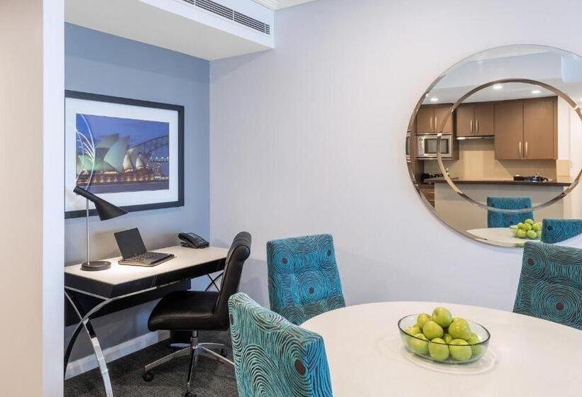 2 베드룸 디럭스 스위트, Meriton Suites World Tower, Sydney