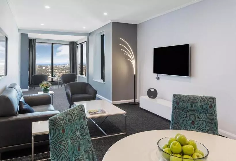 سوئیت دلوکس 2 خوابه, Meriton Suites World Tower, Sydney