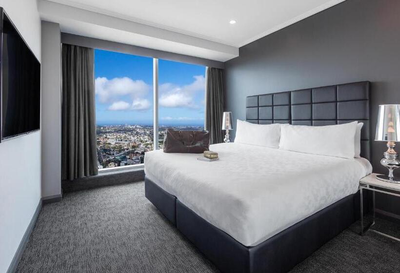 침실 2개 스위트, Meriton Suites World Tower, Sydney
