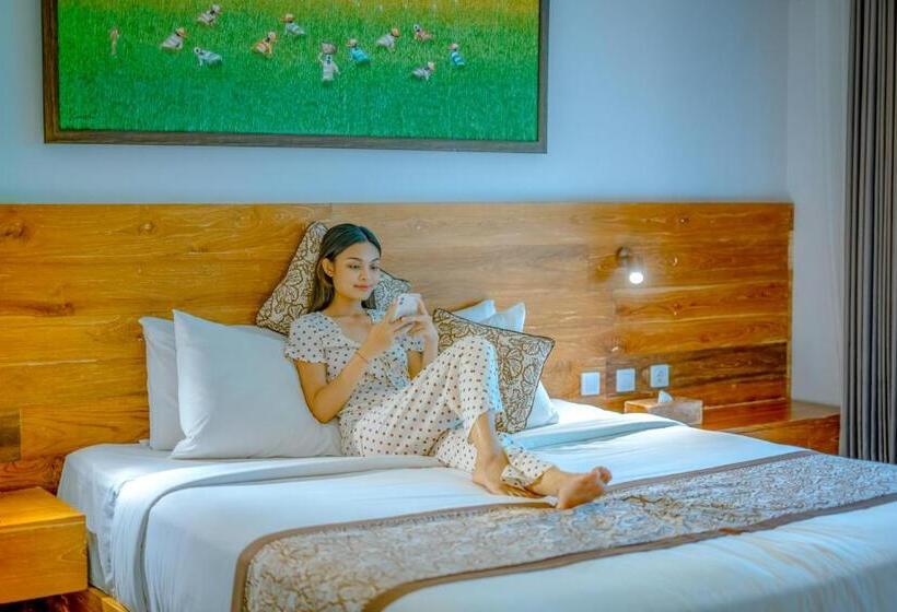 غرفة ديلوكس مزودة بشرفة, Garden View Ubud