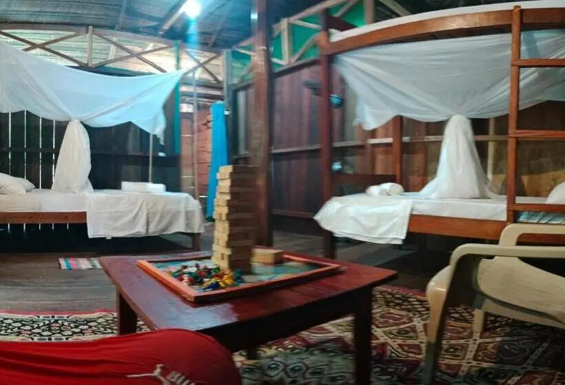 اتاق کلاسیک چهارنفره, Bungalow In The Jungle  Ecolodge Huitoto