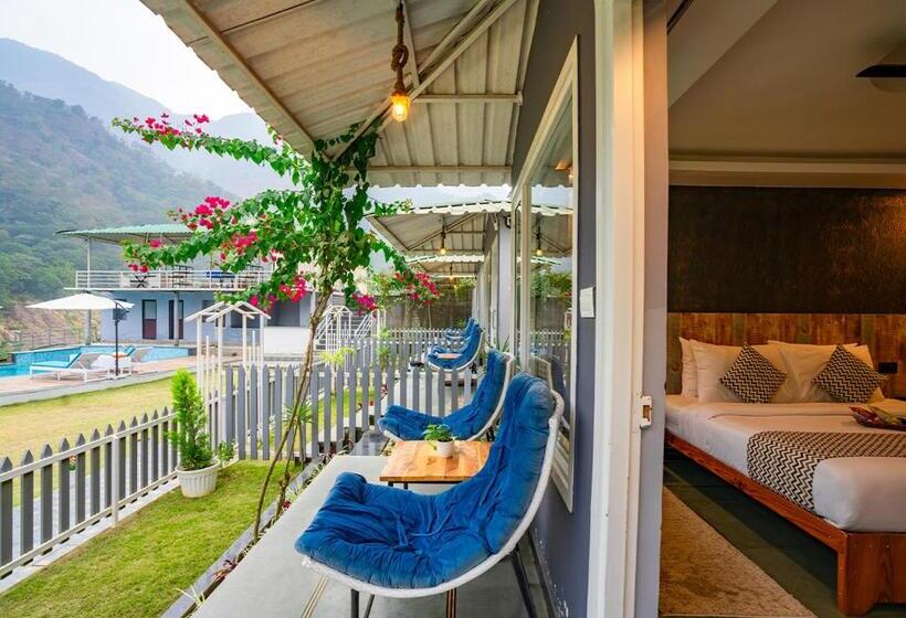 חדר סטנדרט נוף לגינה, Moustache Rishikesh Riverside Resort
