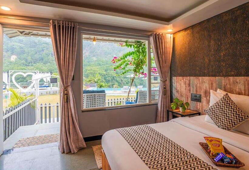 חדר סטנדרט נוף לגינה, Moustache Rishikesh Riverside Resort