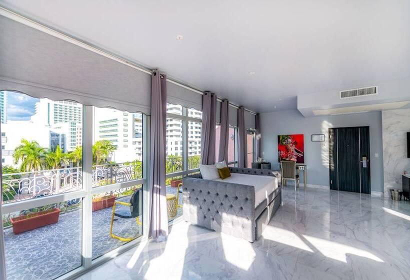 Апартаменты Пентхаус 1 Спальня, Secret Garden Miami Beach