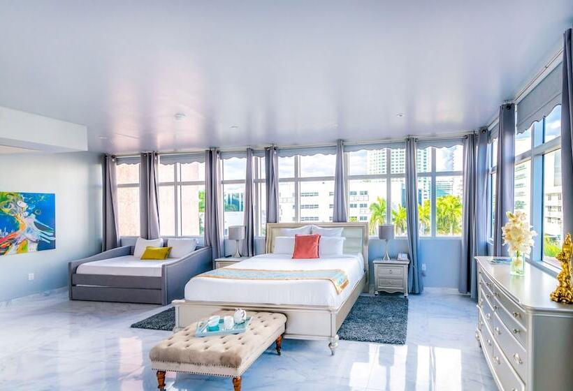 Апартаменты Пентхаус 1 Спальня, Secret Garden Miami Beach