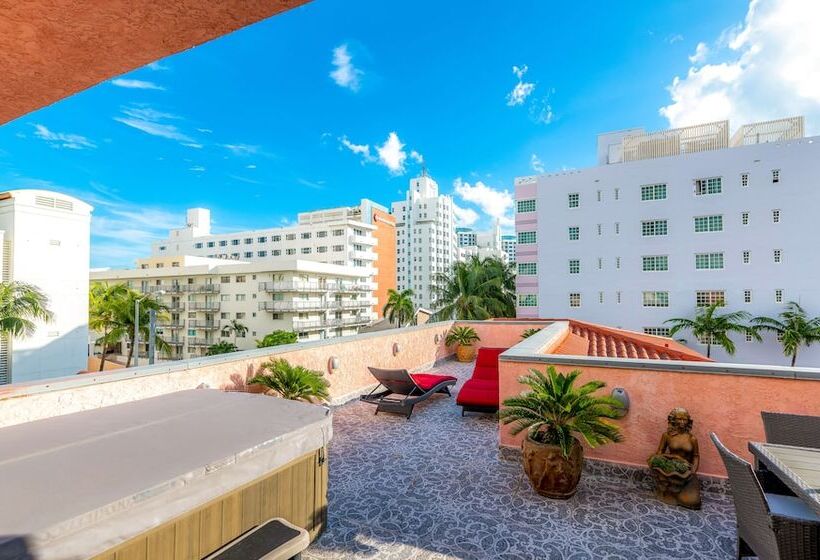 Апартаменты Пентхаус 1 Спальня, Secret Garden Miami Beach