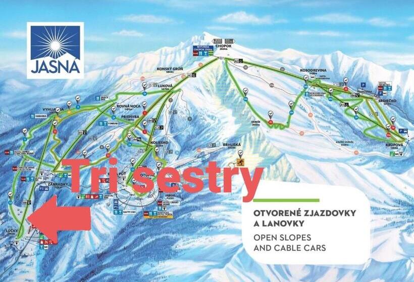 Люкс с гидромассажем, Apartmány Tri Sestry   Real Ski In Ski Out