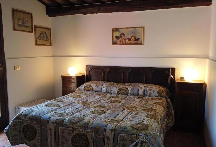 اتاق استاندارد چهارنفره با چشم‌انداز باغ, Locanda Le Mandriane