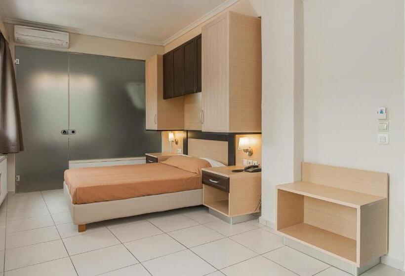 חדר משפחתי נוף לגינה, Marmari Bay