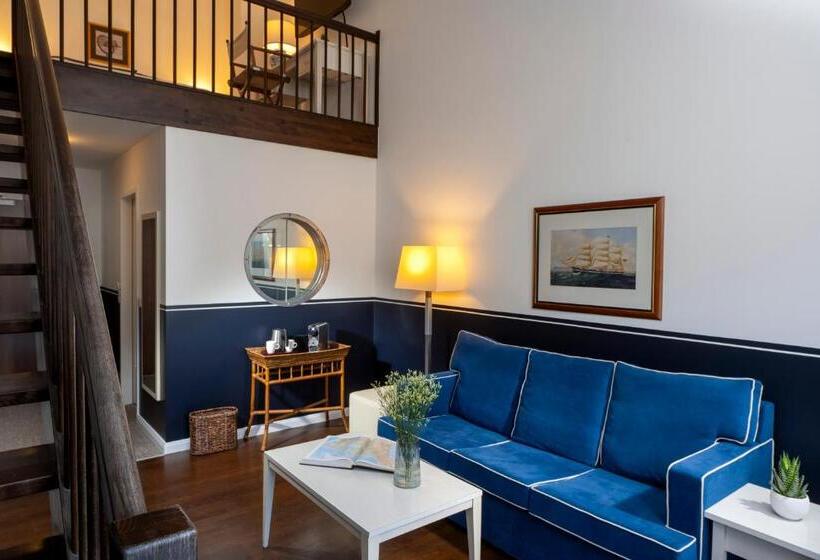 סוויטת ג'וניור עם מרפסת, Precise Resort Hafendorf Rheinsberg