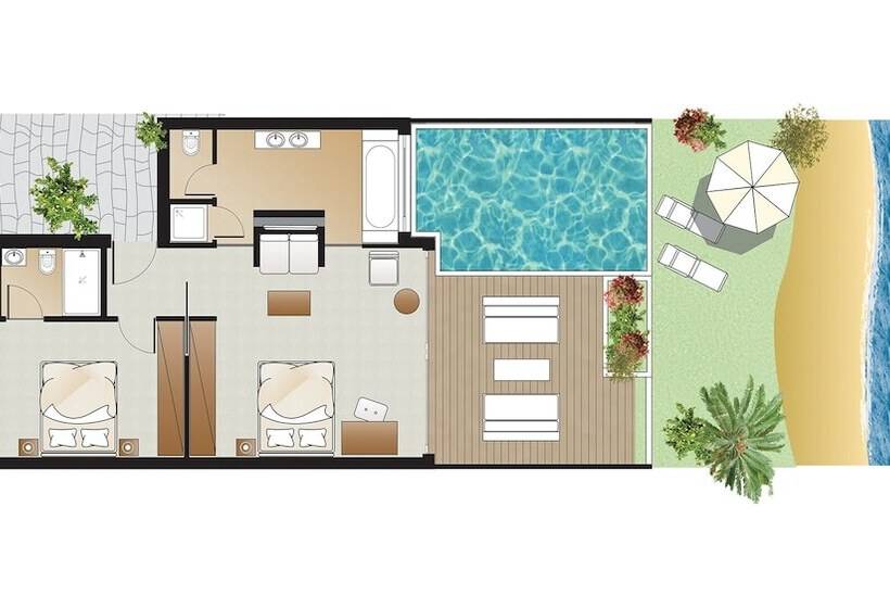 1침실 빌라 바다전망, Amirandes, A Grecotel Resort To Live