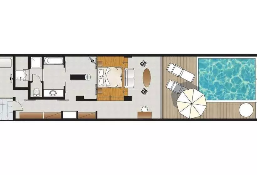 2 Bedrooms Suite Garden View