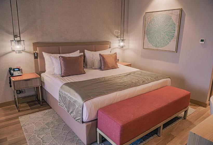 اتاق سوپریور با چشم‌انداز, Karavansaray Turkistan Harbour Hotel  Flying Theatre Access