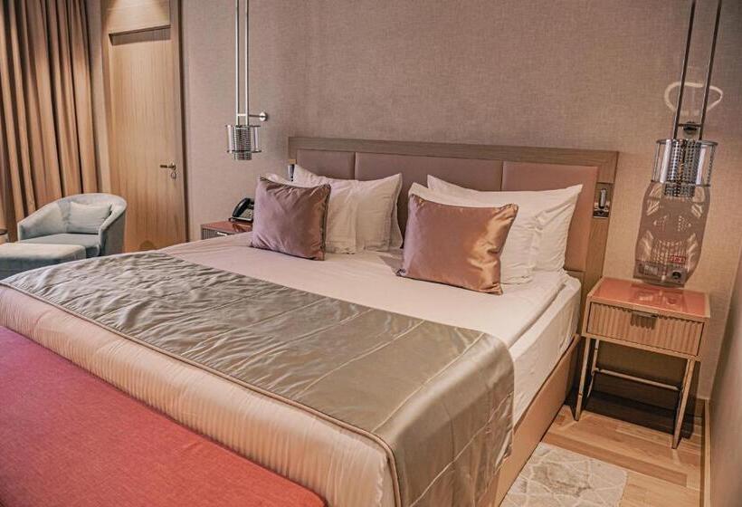 اتاق سوپریور با چشم‌انداز, Karavansaray Turkistan Harbour Hotel  Flying Theatre Access