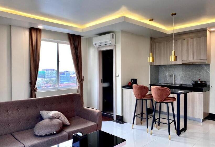 جناح مطلّ علي الجبل, Twin