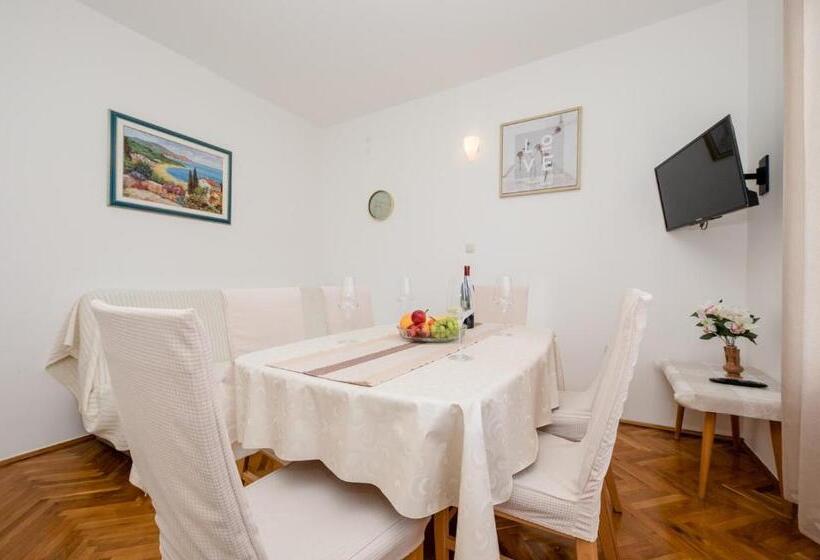 带1个卧室的带海景的公寓, Apartments Ljubica Banjol