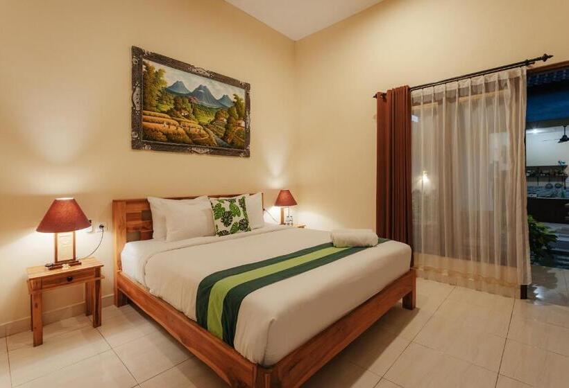 اتاق استاندارد با چشمانداز استخر, Bubu Canggu Guesthouse