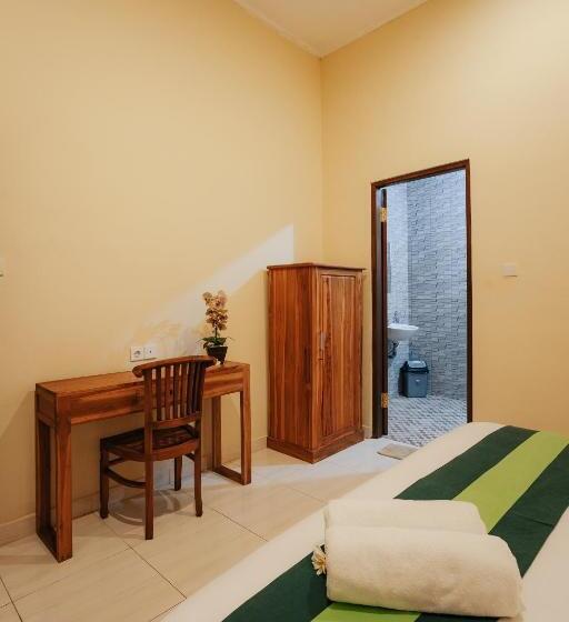 اتاق استاندارد با چشمانداز استخر, Bubu Canggu Guesthouse