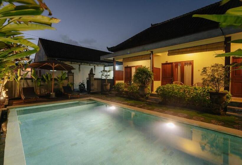 اتاق استاندارد با چشمانداز استخر, Bubu Canggu Guesthouse