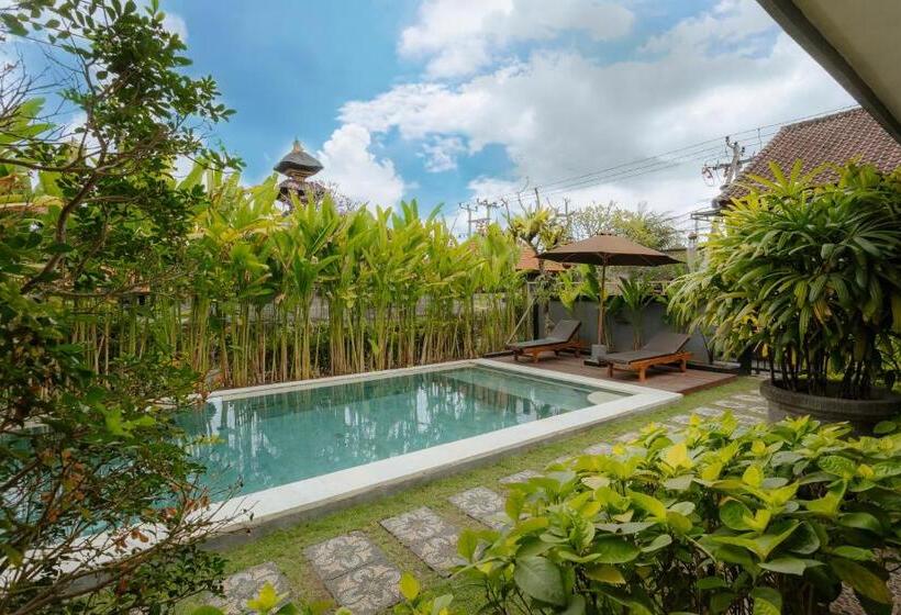 اتاق استاندارد با چشمانداز استخر, Bubu Canggu Guesthouse