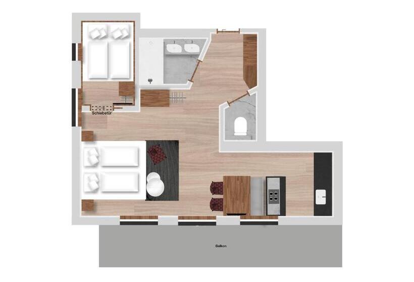 스탠다드 스튜디오, Hofgut Apartment & Lifestyle Resort Wagrain