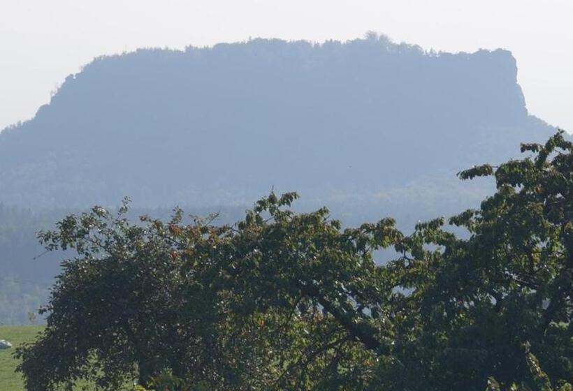 バルコニー付きデラックスルーム, ökopension Villa Weissig