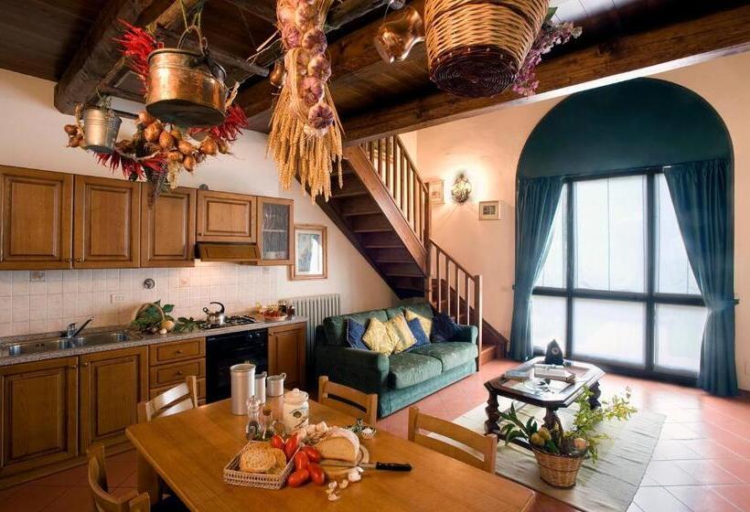 آپارتمان 1 خوابه با چشم‌انداز باغ, Agriturismo Petrognano