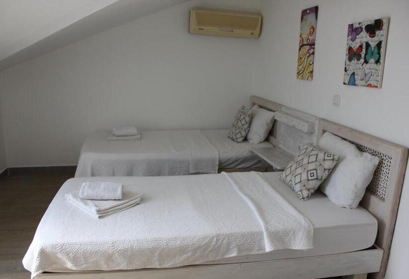 חדר סטנדרט לארבעה נוף לים, Korsanada