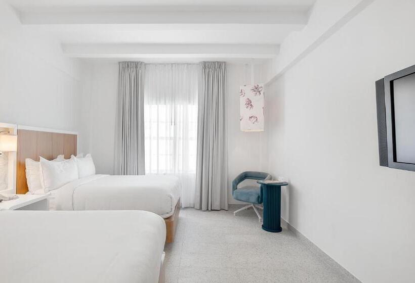 חדר סטנדרט שתי מיטות זוגיות, Townhouse  Miami