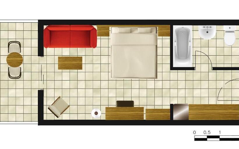 标准房带园景, Xenios Possidi Paradise