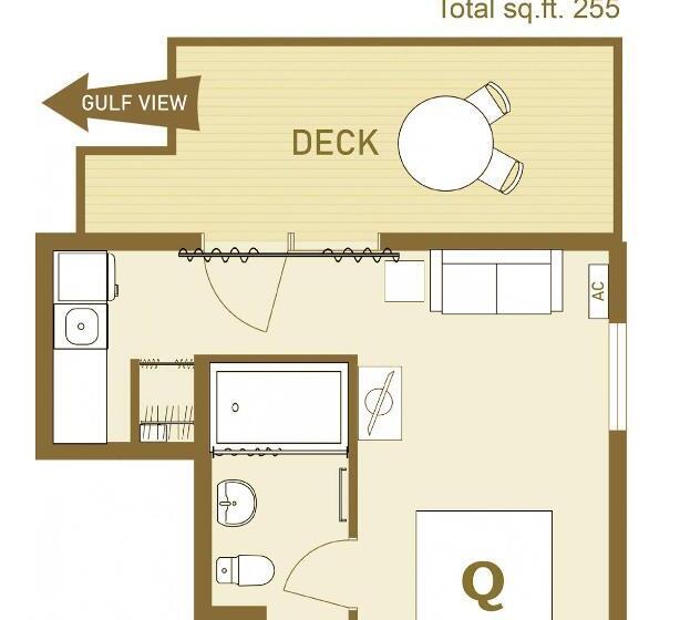 بنجلو قياسى, Bungalow Beach Resort