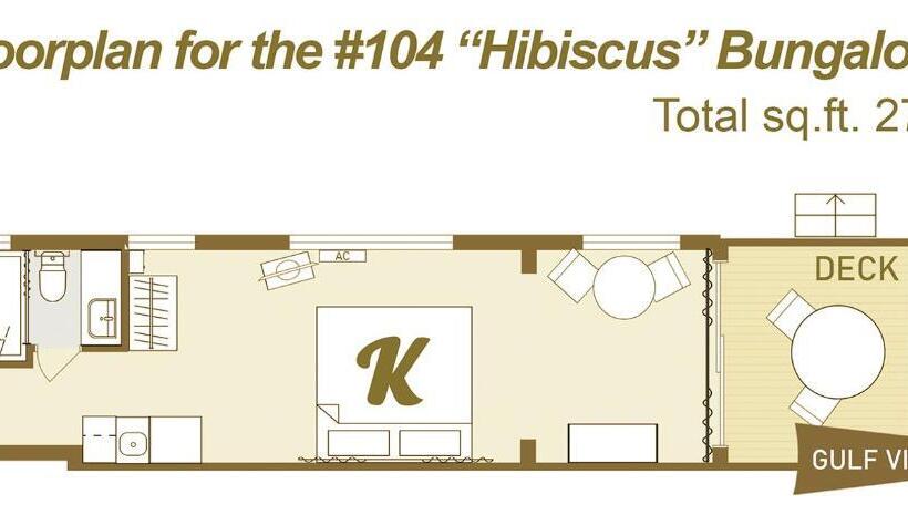 بنجلو قياسى مطل على البحر, Bungalow Beach Resort