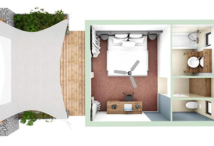 اتاق لوکس, Dimitile Hôtel & Spa